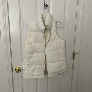 White Puffer Vest